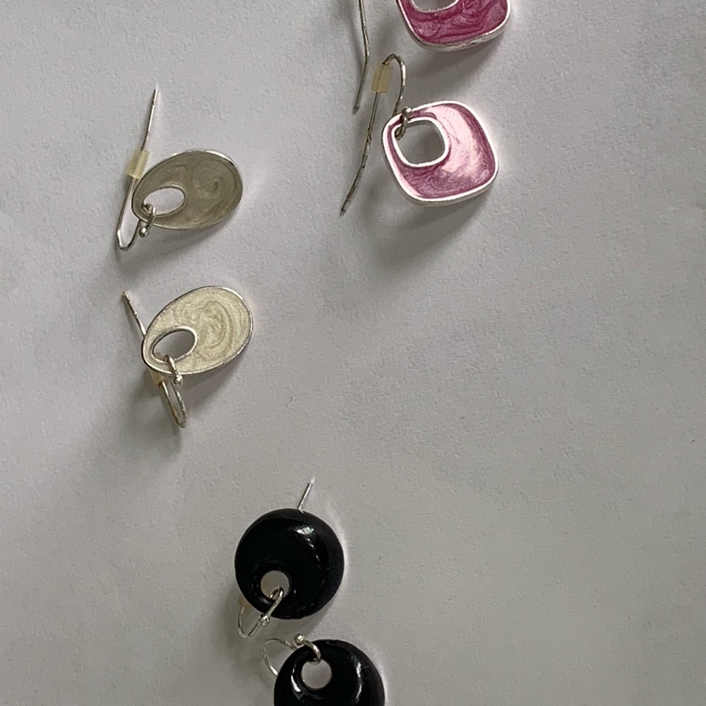 3 Earring Colors Set